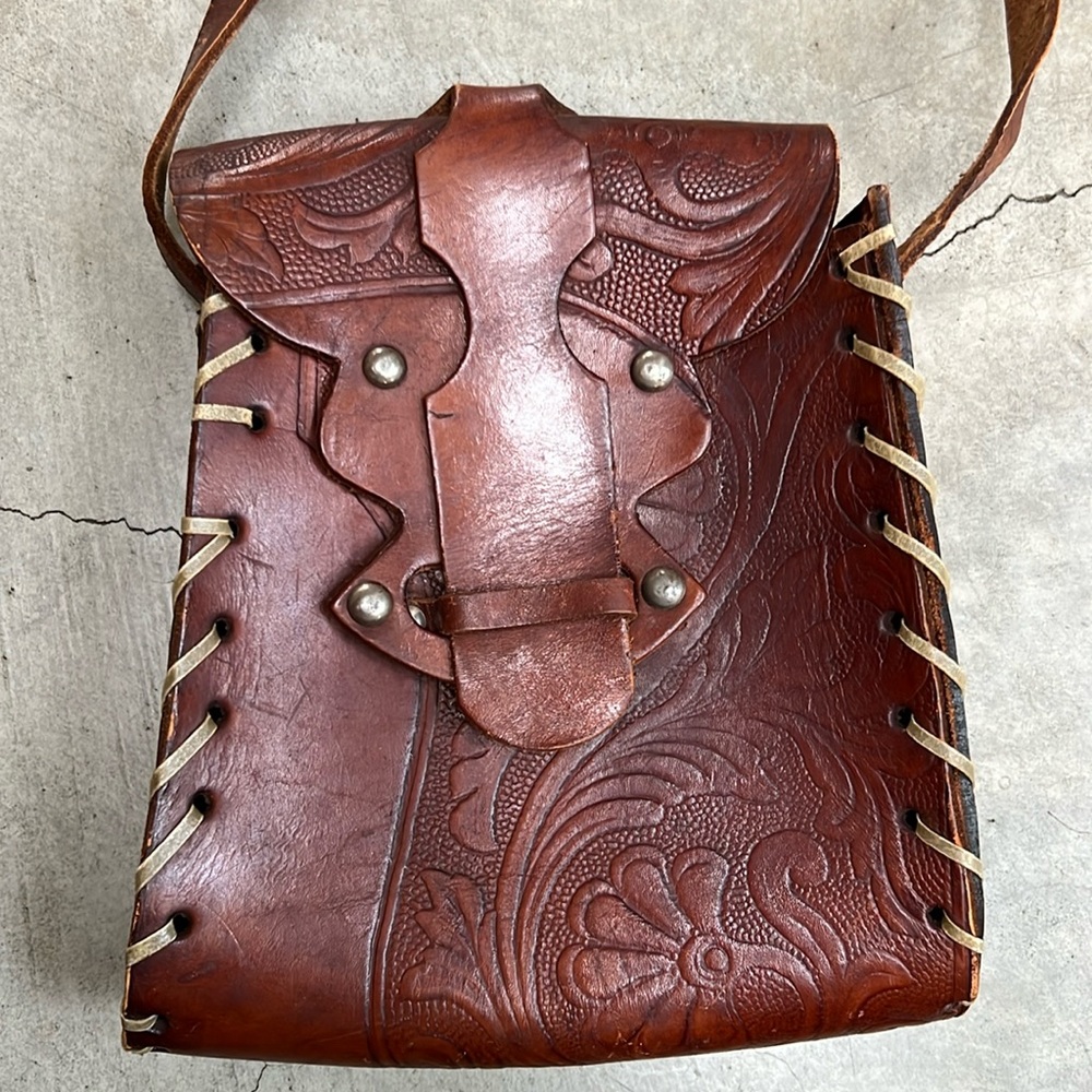 Vintage Argentinian Leather Bag